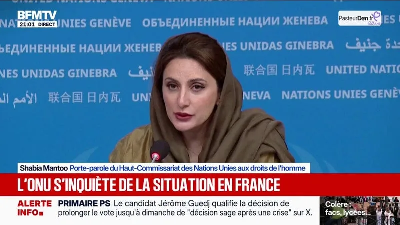 Mobilisation lycéenne: le Haut-Commissariat des Nations unies aux droits de l'homme s'inquiète de la situation en France