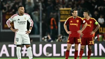 Ligue des champions : le Real Madrid arrache la victoire sur la pelouse de la Roma avec un but et un record pour Kylian Mbappé