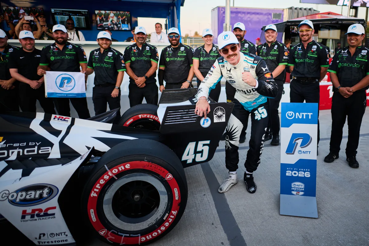Louis Foster wins pole position at Honda Indy