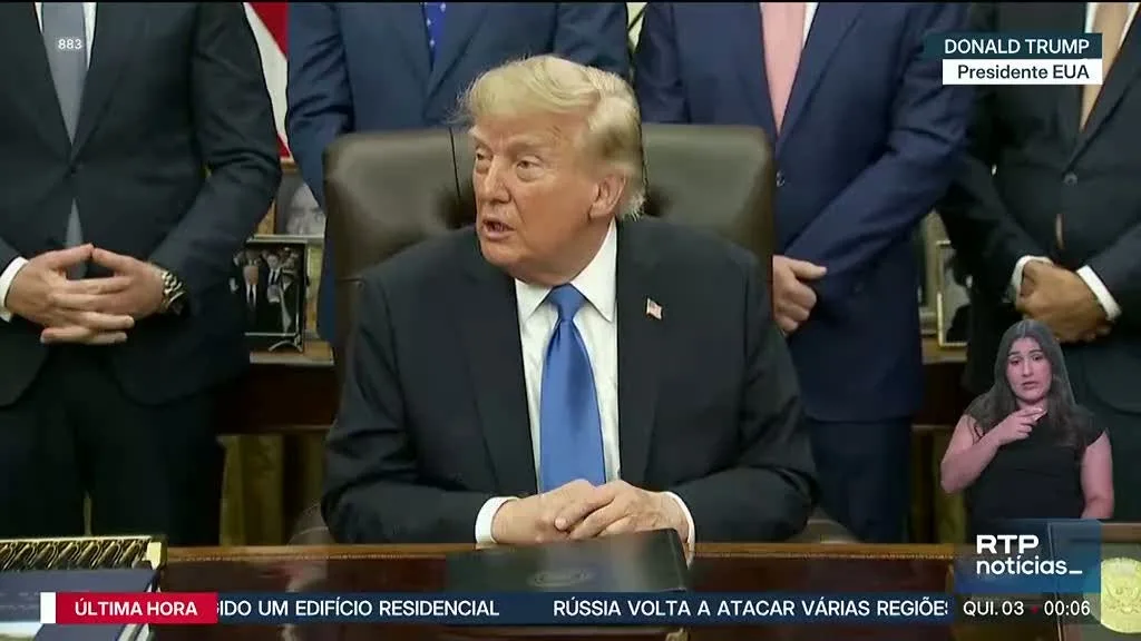 Trump impõe fim da guerra como condição para cimeira com Putin