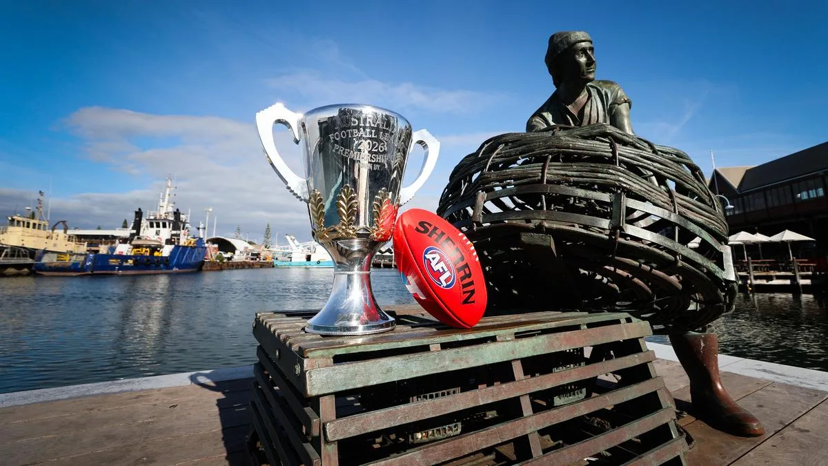 AFL premiership cup tour opens in the heart of Fremantle after stunning season produced by the Dockers