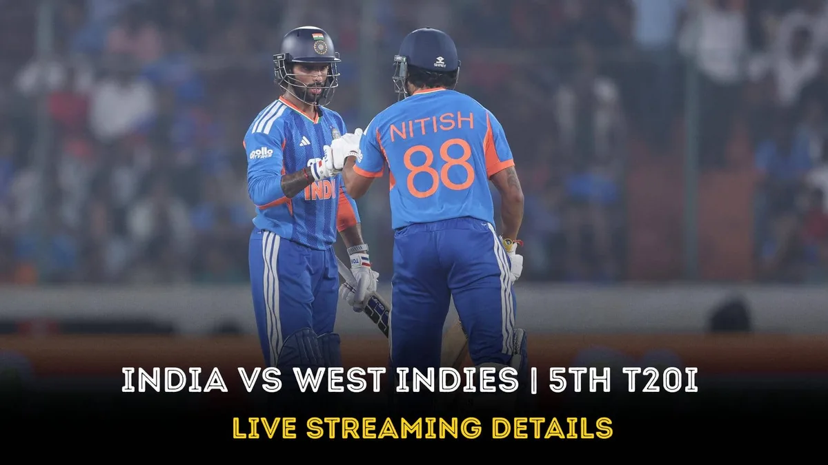 IND vs WI 5th T20I live streaming: Where to watch today's cricket match?