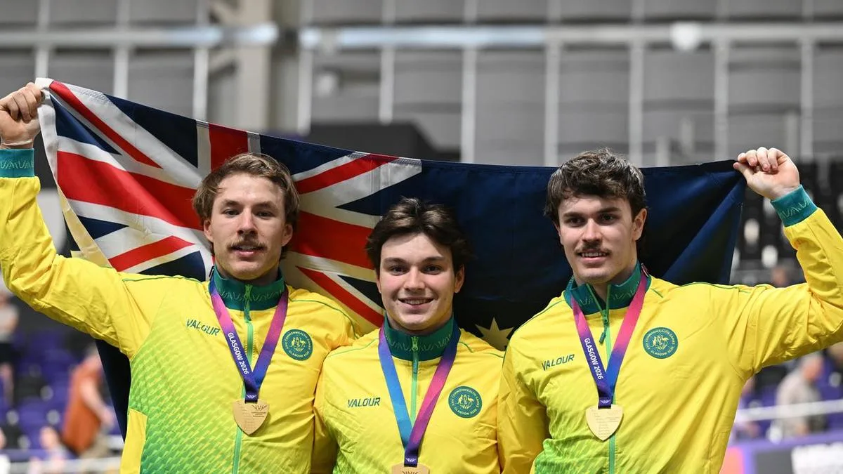 Aussie cycling sprinters grab world championship silver