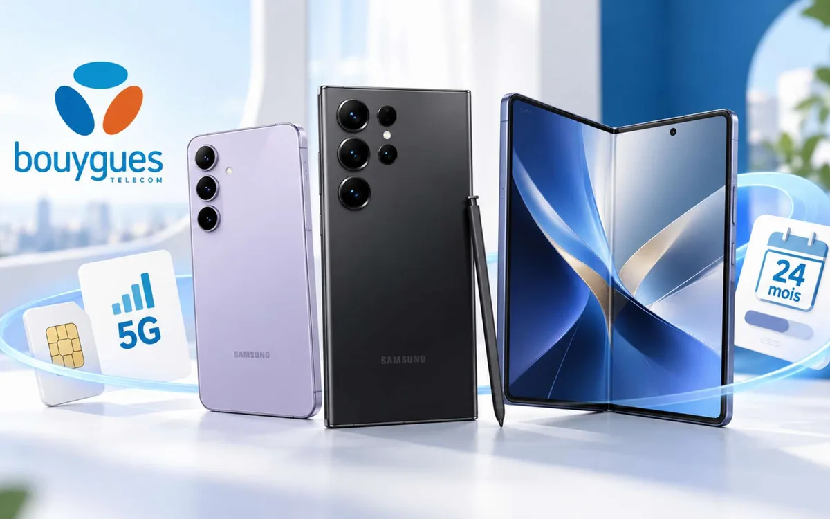 Bouygues Telecom baisse le ticket d’entrée sur trois Samsung, mais le vrai calcul se fait sur 24 mois