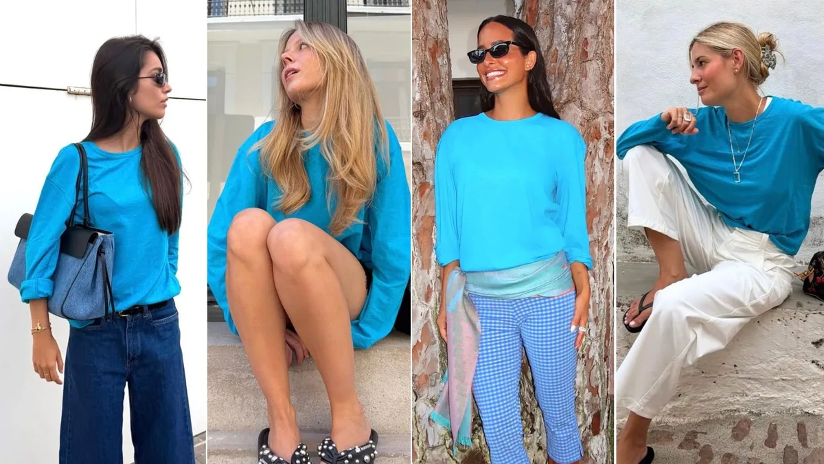 El jersey azul que no paras de ver en Instagram y llevan las chicas más estilosas tiene una versión asequible que merece la pena fichar