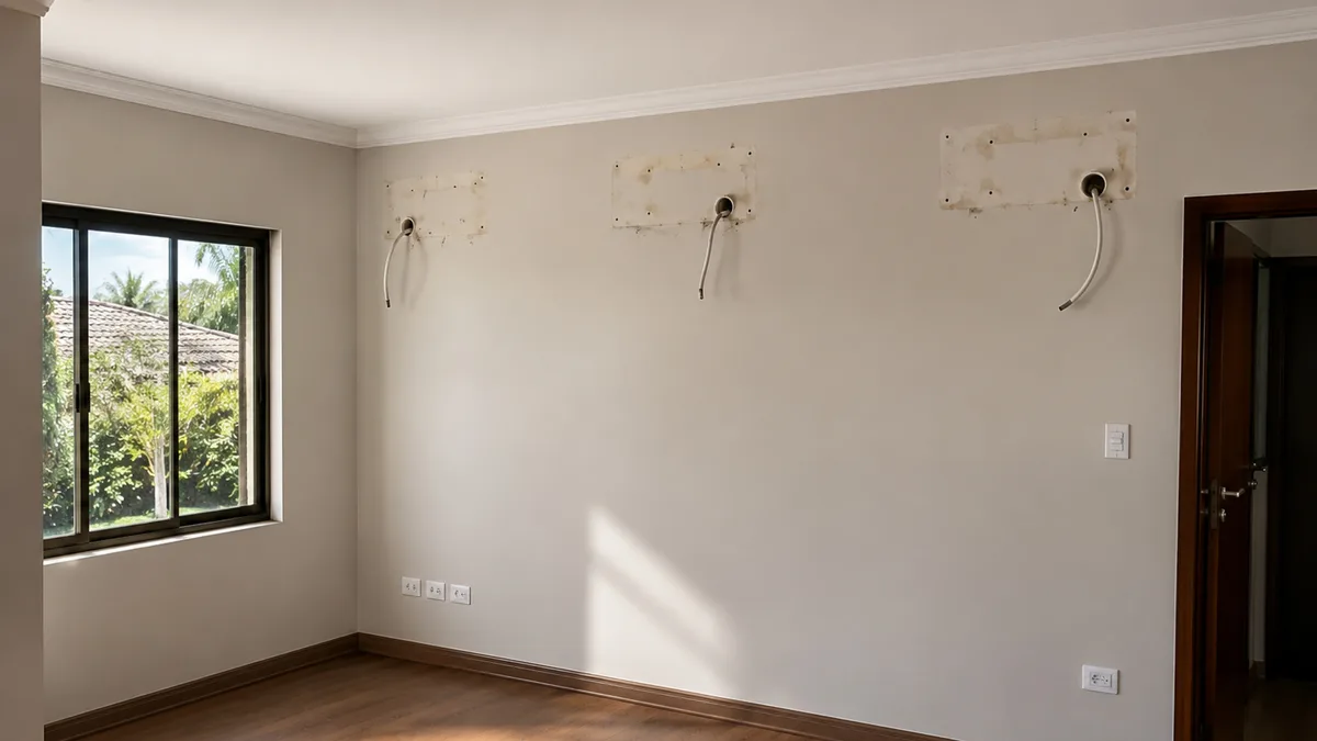 Família compra casa com três aparelhos de ar-condicionado e antigo proprietário retira todas as máquinas na véspera da entrega das chaves
