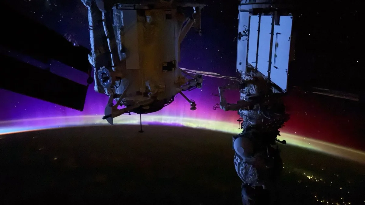 Astronaut captures mesmerizing auroras with iPhone from ISS | Space photo of the day for Oct. 13, 2026