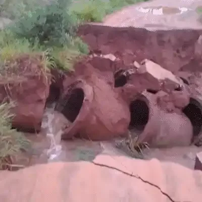Chuva forte leva acesso e deixa moradores do Nasa Park “ilhados”