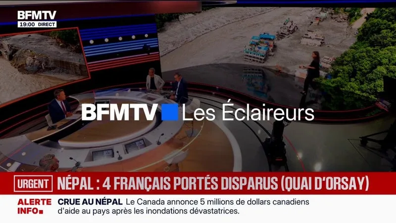 LES ÉCLAIREURS - Crue meurtrière au Népal et au Tibet: ces images qui montrent l'ampleur de la catastrophe