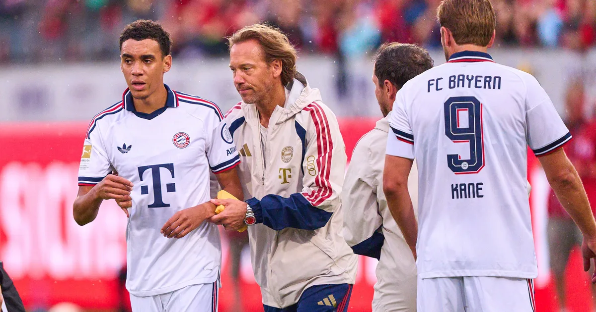 Preocupación por Musiala: el jugador de Bayern Múnich volvió a desmayarse en pleno partido