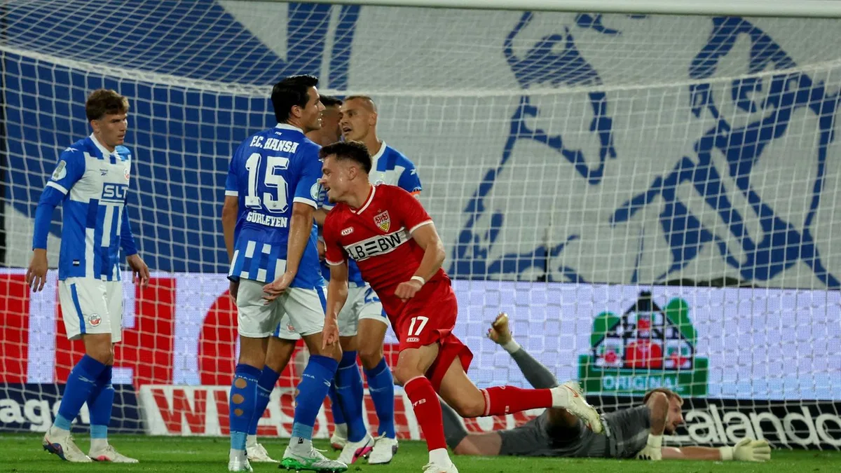 DFB-Pokal: Drei-Tore-Mann Pejcinovic: Sturmhoffnung für VfB und DFB