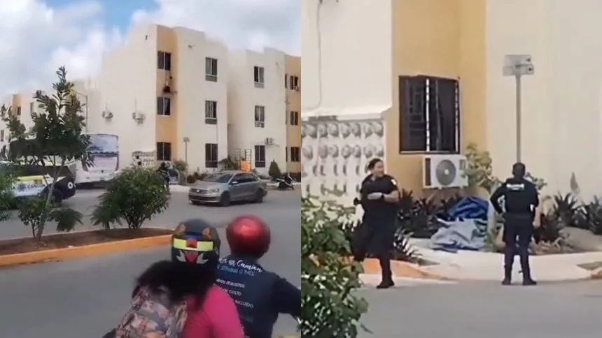 VIDEO VIRAL: Se colgó a una ventana desde un tercer piso para esconderse del esposo de su amante y todo terminó de la peor manera