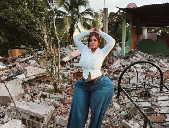 “Estoy harta de la gente que solo sirve para juzgar”: Gracie Bon responde por posar entre los escombros en Panamá