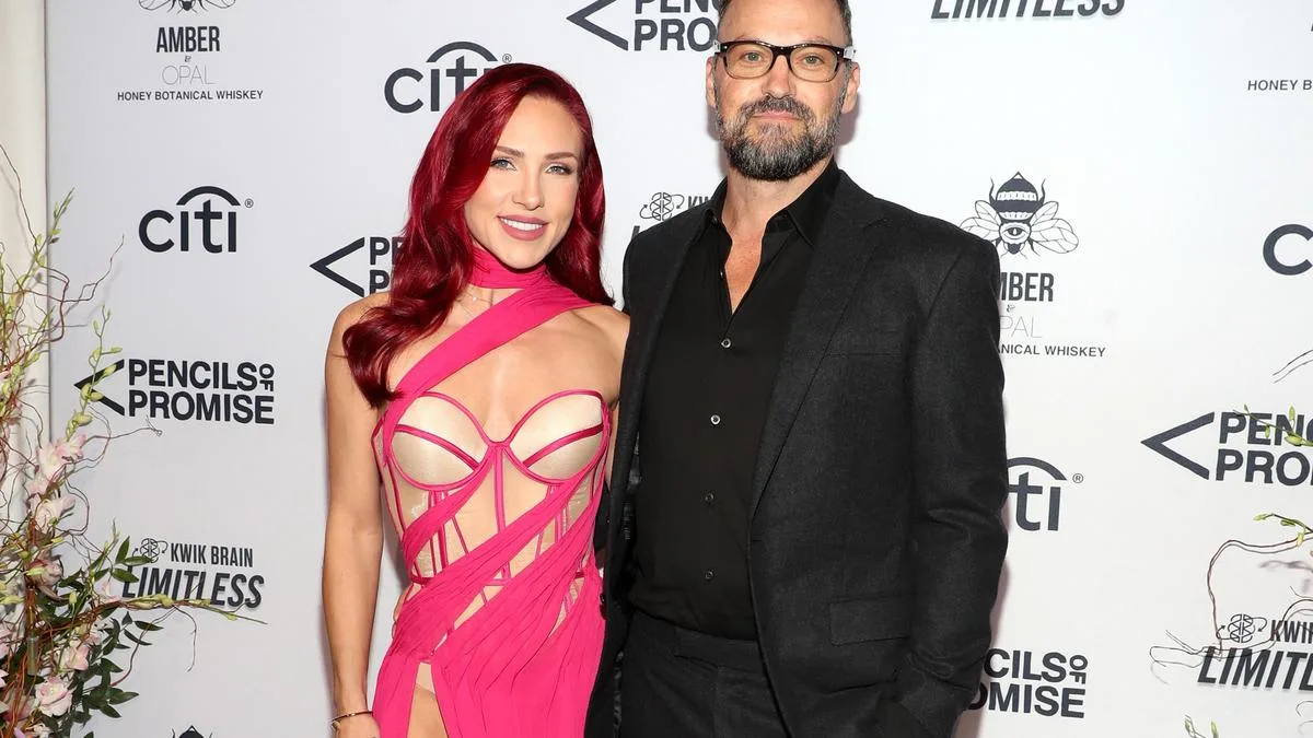 Brian Austin Green supports Sharna Burgess on Dancing With the Stars