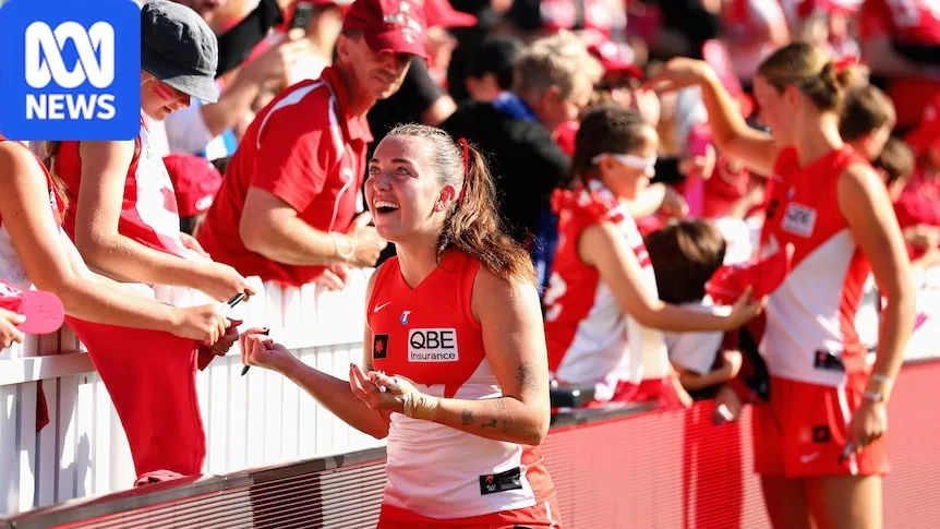 Swans AFLW captain says support 'just unbelievable' as record smashed