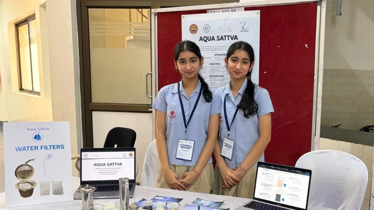 Delhi-NCR twins turn okra, fenugreek and rice husk into a Rs 100 electricity-free water filter