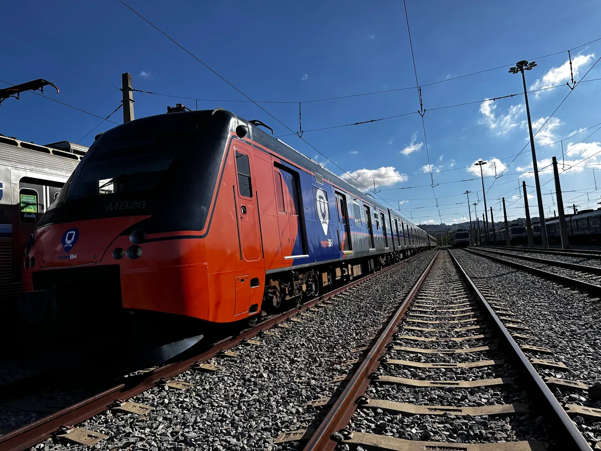 Intervalo entre trens do metrô de BH fica maior a partir desta segunda; veja mudanças