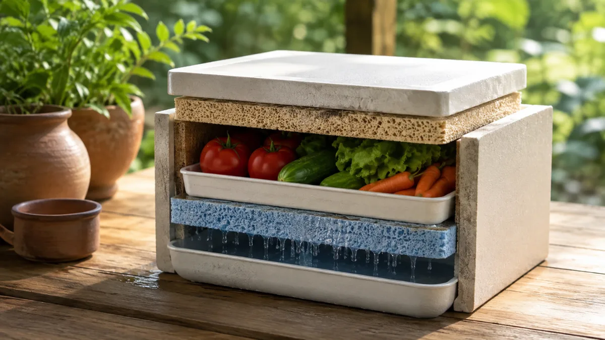 In 2022, MIT researchers built a 4-inch cooler that kept food fresh without electricity