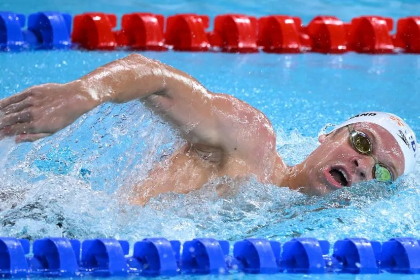 Nouvelle médaille d'or pour la France à domicile : Léon Marchand épatant champion d'Europe du 400 m nage libre