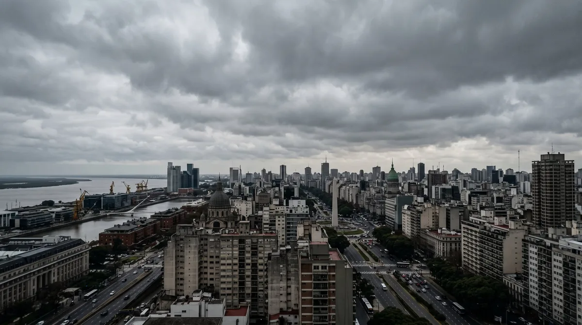 Llueve en el AMBA y se espera un descenso de la temperatura para los próximos días