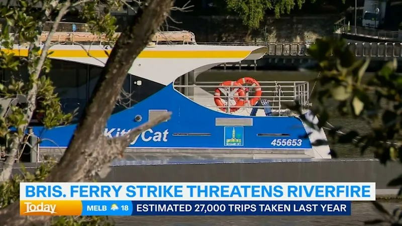 Ferry workers to strike during major Brisbane event