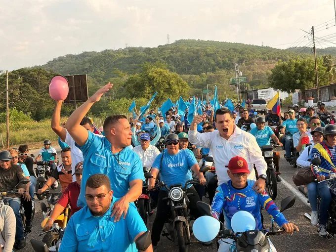 Dirigentes de Vente Venezuela encabezaron caravana en el municipio Sucre de Trujillo