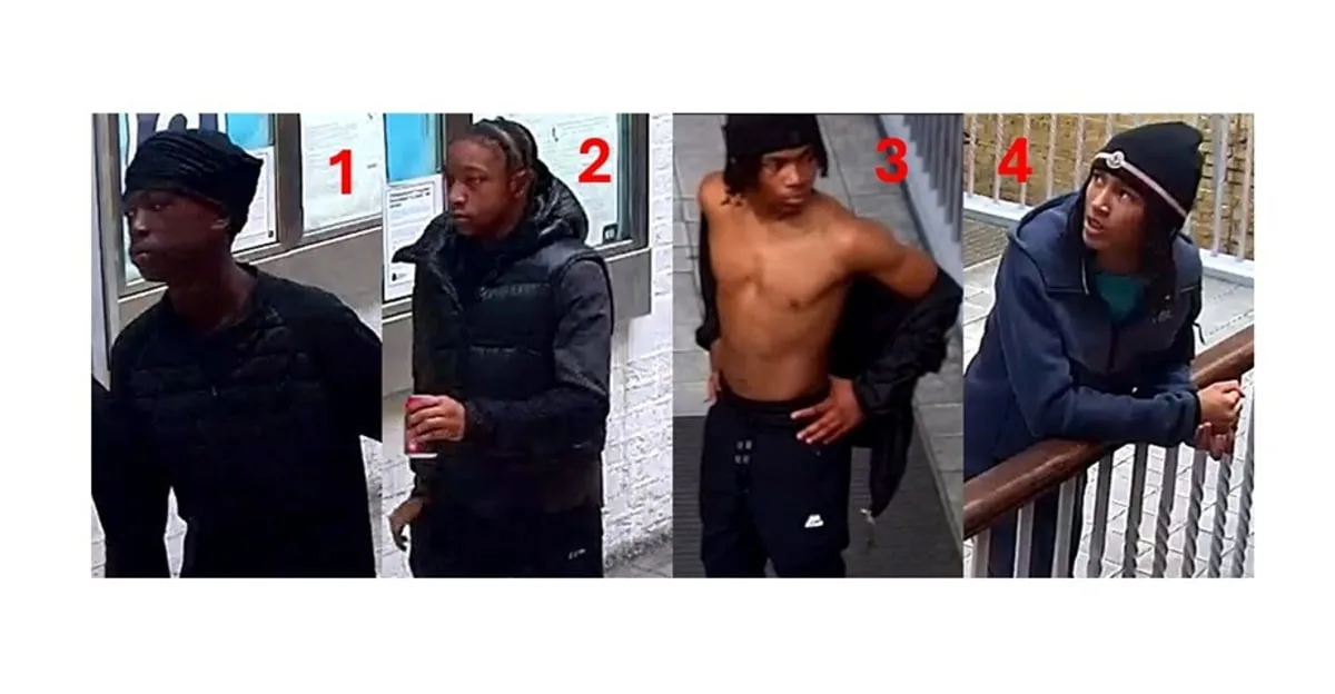 CCTV images released after teenage boy robbed on a London train