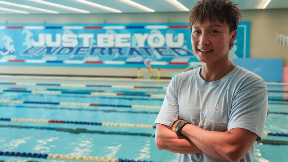 Olympian-turned-singer Fong hoping to inspire Hong Kong by swimming from city to Macau