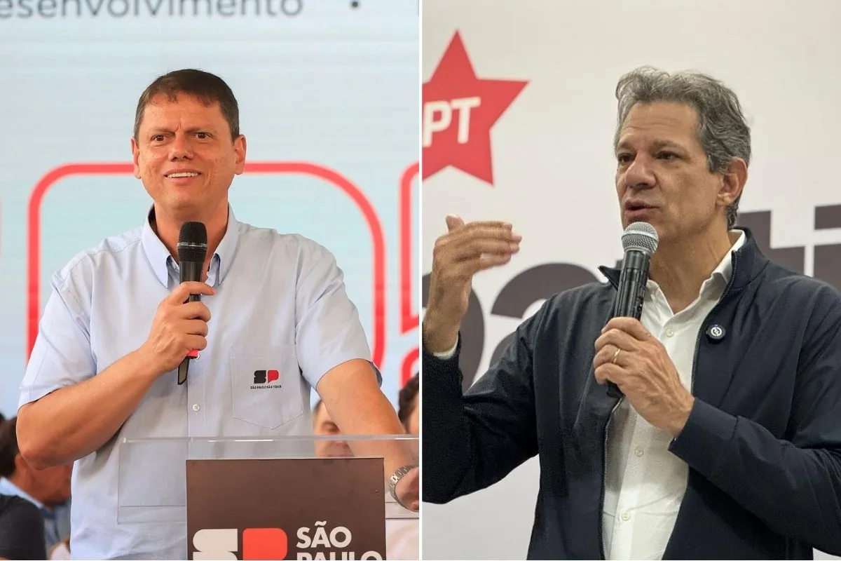 Tarcísio terá mais tempo de propaganda na TV que Haddad. Entenda