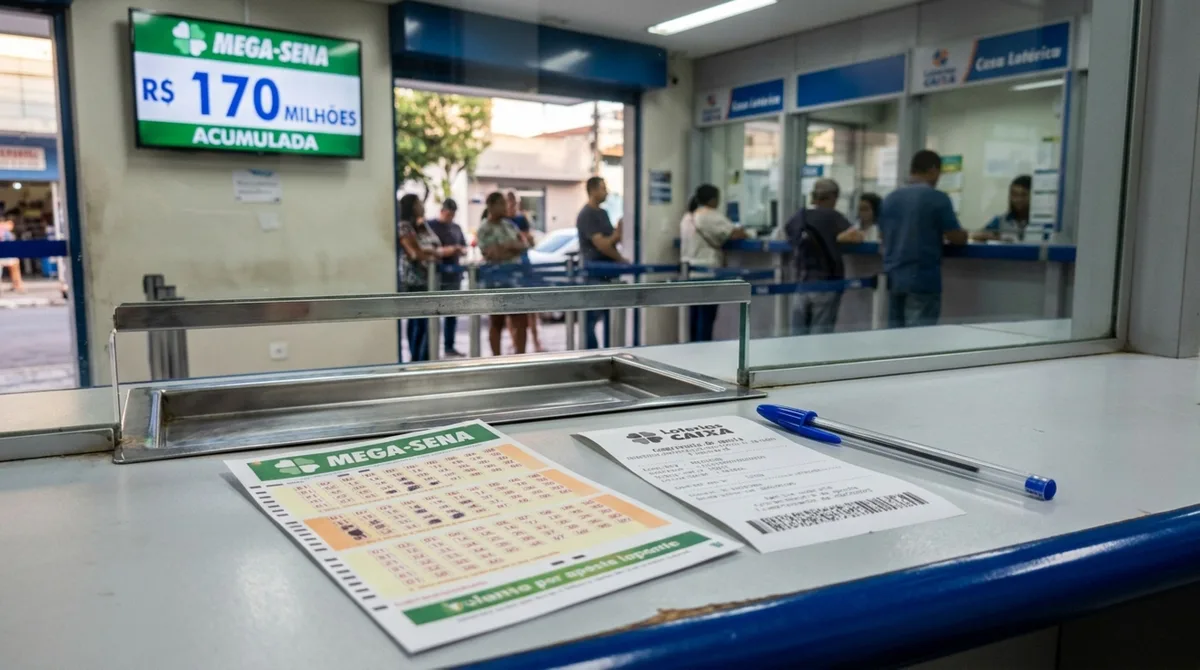 Nem Sena, nem Quina: Mega-Sena acumula e próximo concurso paga R$ 170 milhões no domingo