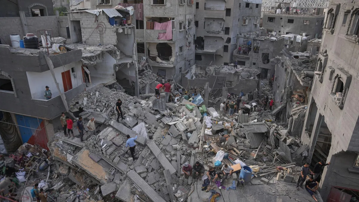 Gaza und die Toten unter den Trümmern - warten auf die Bergung