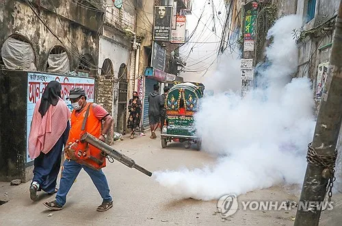 방글라서 올해 뎅기열 사망자 300명 넘어…환자 10만명 육박