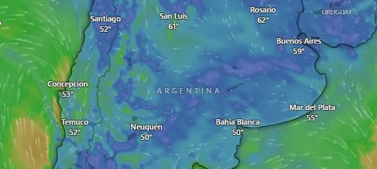 Hay alerta amarilla y naranja por nevadas, vientos y lluvias este martes 25 de agosto: las provincias afectadas