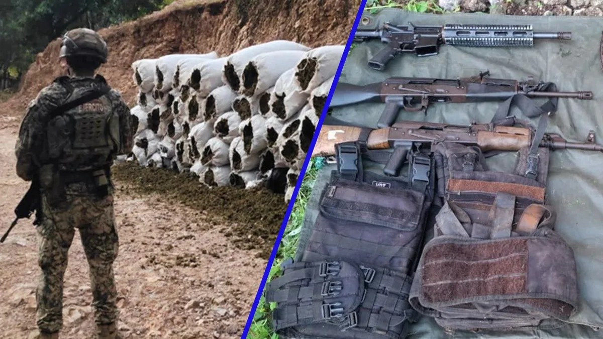 Operativos en Sinaloa dejan 12 detenidos, 35 armas y más de 1.3 toneladas de marihuana aseguradas