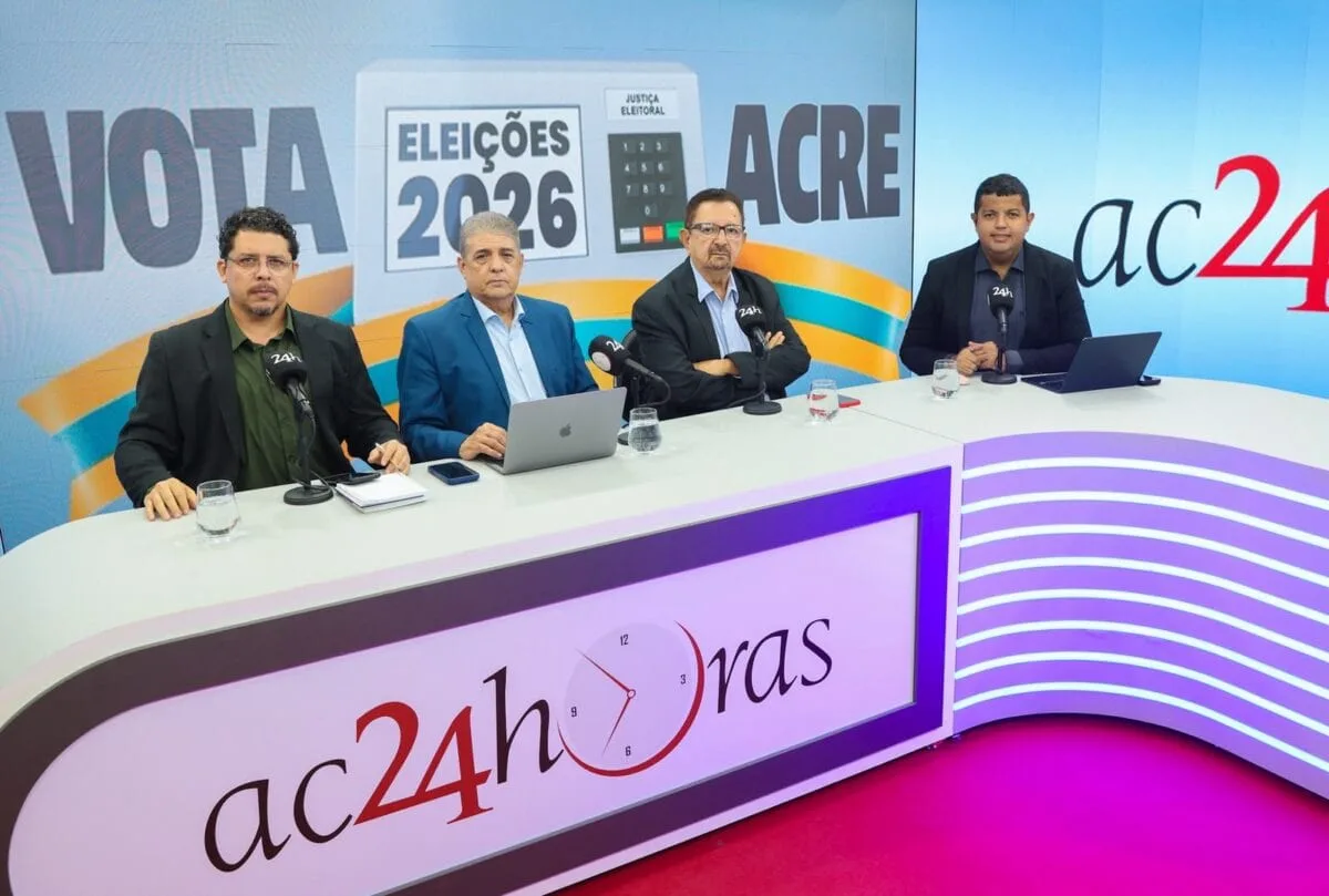 ac24horas estreia nova sede e estúdio com sabatina de candidatos ao governo e Senado