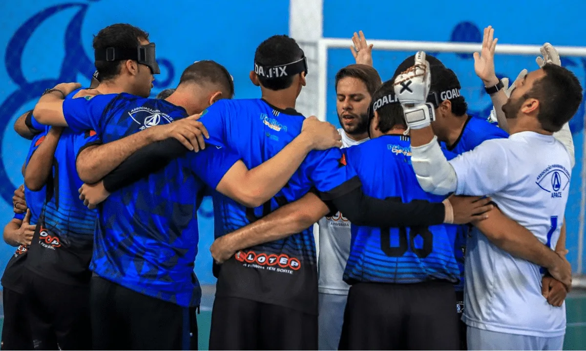 APACE vence e amplia liderança na Liga Nacional de futebol de cegos