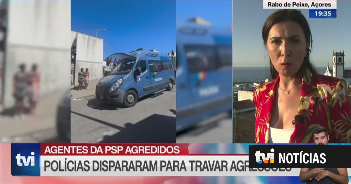 "Centenas de pessoas" cercaram e atacaram polícias em Rabo de Peixe: "Tudo o que estava à mão serviu para mandar aos agentes"