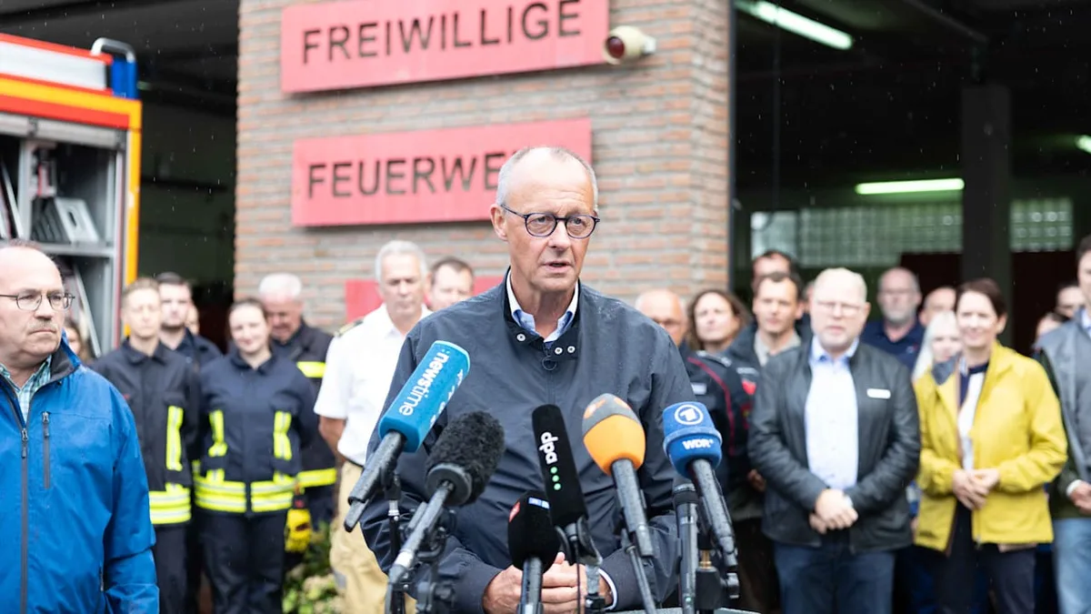 „Das ist der Klimawandel!“ - Merz wendet sich nach Waldbränden „an alle Leugner“