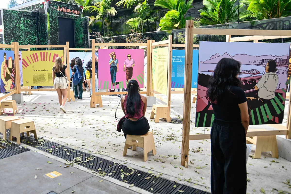 Exposição sobre Tom Jobim em parques de SP destaca preocupação do artista com o meio ambiente
