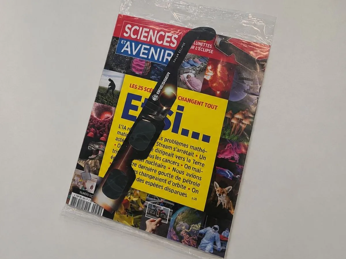 Lunettes éclipse : elles sont disponibles avec Sciences et Avenir