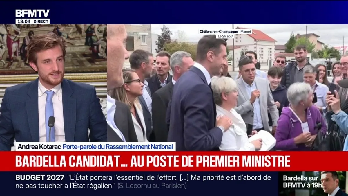 Présidentielle 2027: "Il nous reste à rassembler le peuple français", déclare Andrea Kotarac, porte-parole du RN