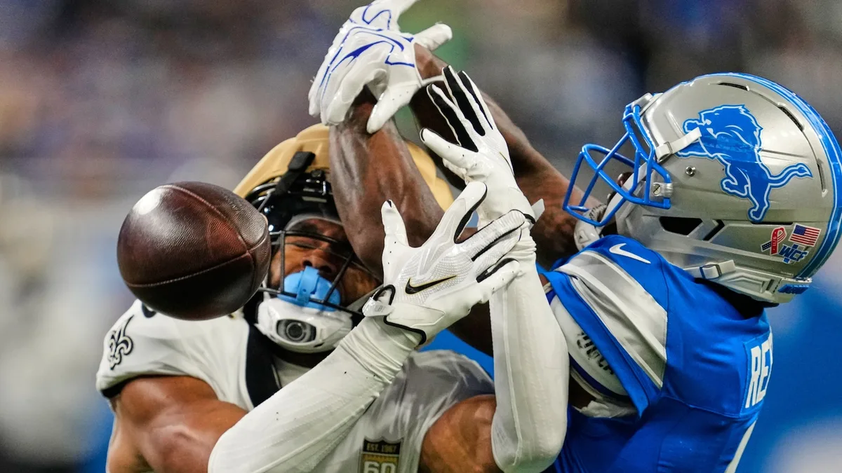 Lions escape with 31-30 win over Saints in OT after Kellen Moore chooses to go for 2 and the win