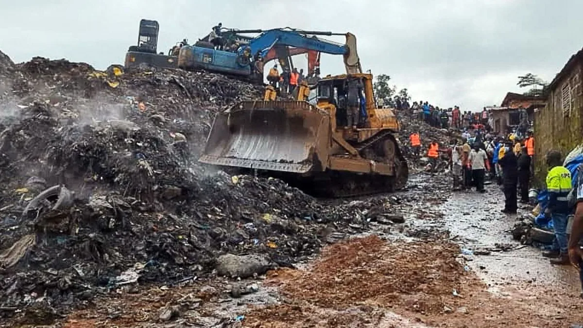 Erdrutsch: 30 Tote nach Erdrutsch an Müllkippe in Guinea