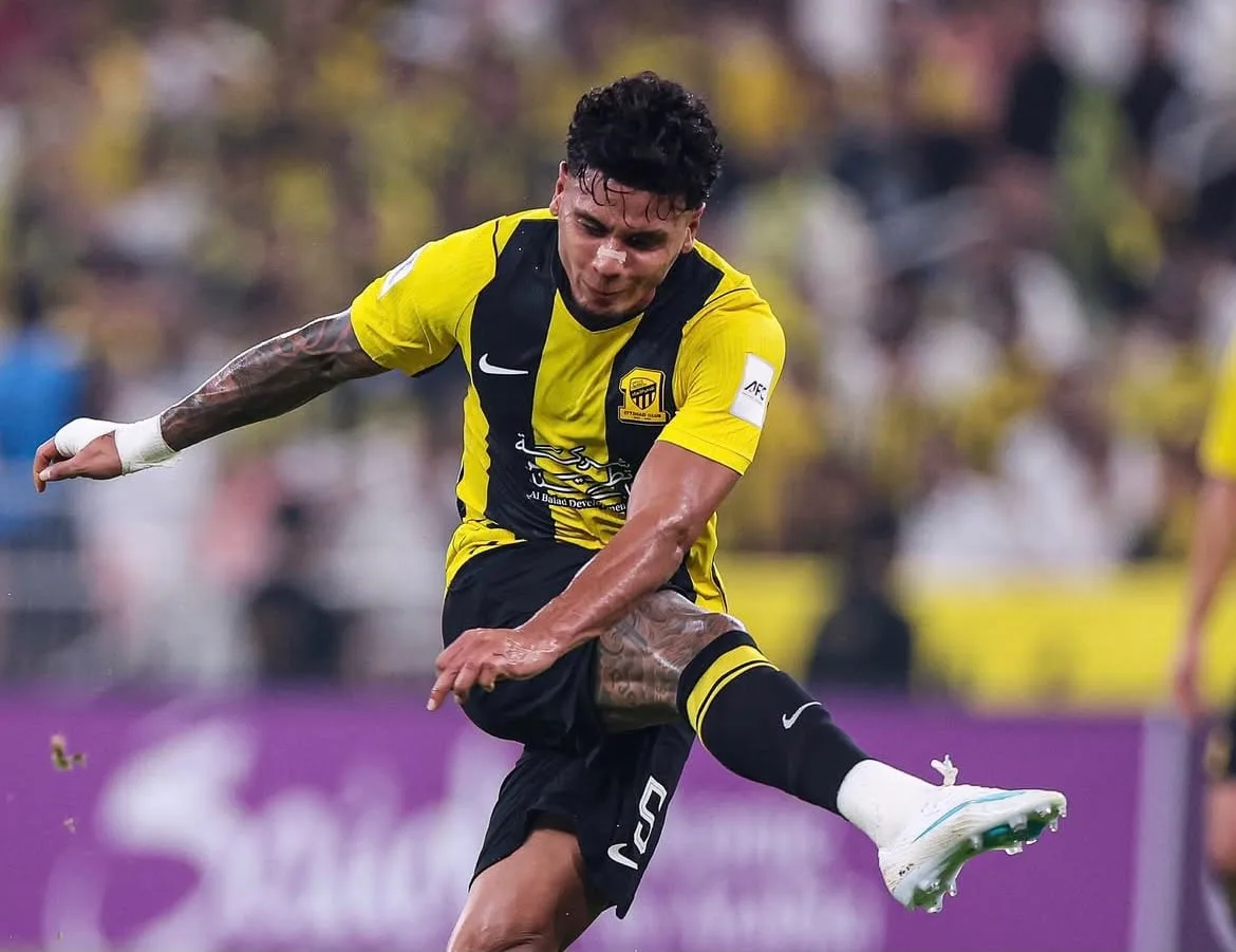 Richard Ríos, jugador de la selección Colombia, anotó su primer gol con Al Ittihad de Arabia Saudita: fue de media distancia por la Champions Asiática
