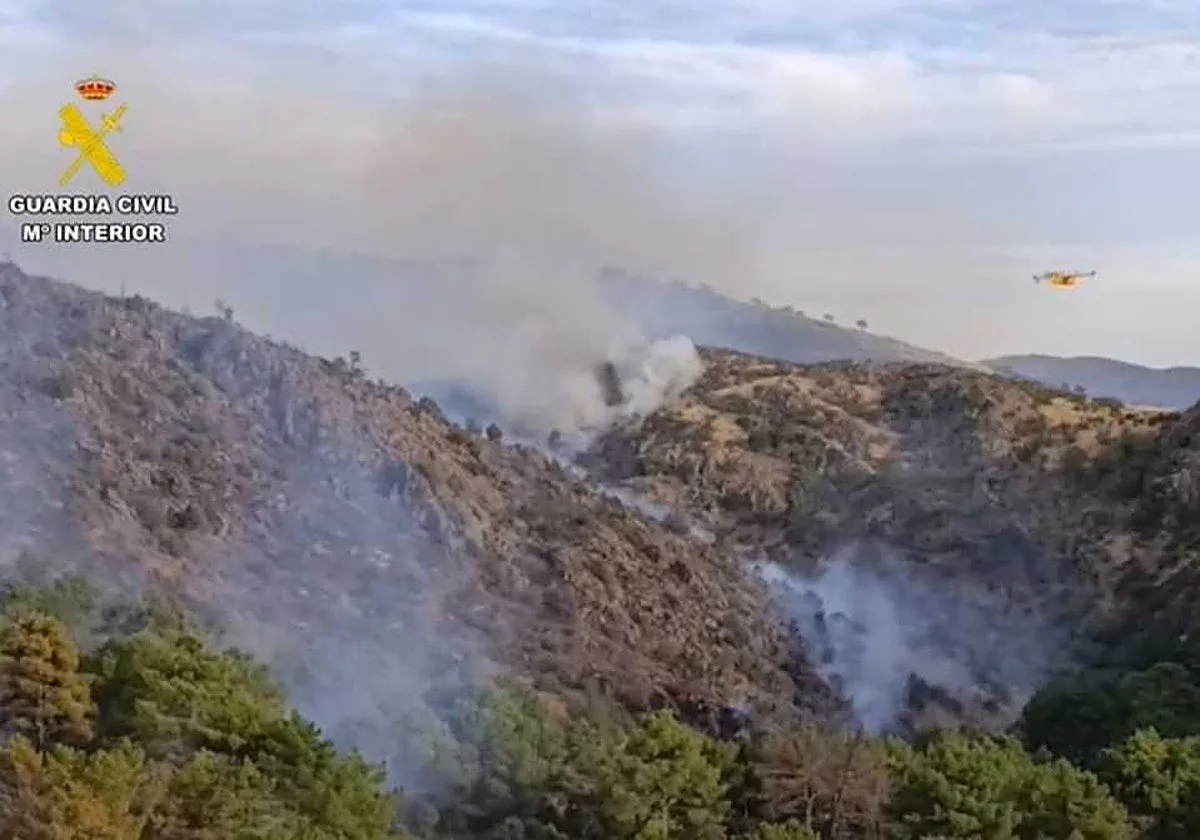 Investigan a un hombre por un incendio que obligó a evacuar una urbanización en Santa María de la Alameda
