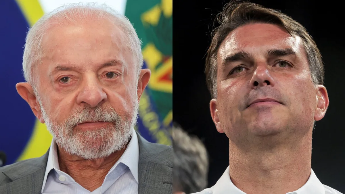 Lula da Silva y Flávio Bolsonaro se enfrentarán cara a cara en su primer debate a una semana del balotaje en Brasil
