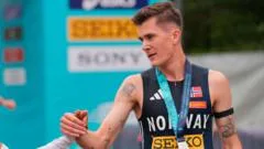 Ingebrigtsen pipped to 5km road gold in Copenhagen