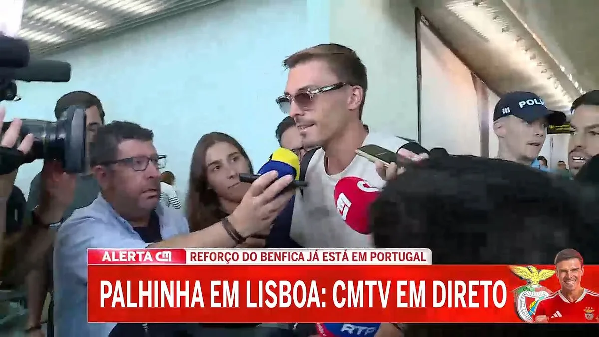 Palhinha à chegada a Lisboa: «Domingo regresso a Munique, por enquanto ainda sou jogador do Bayern»