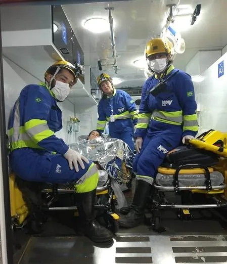 Bernardo nasce dentro de viatura de resgate às margens da MS-306