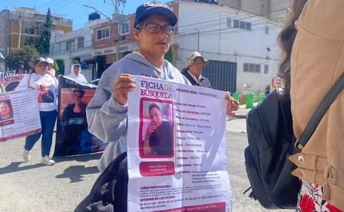 Colectivos de Madres buscadoras marchan en Pachuca, Hidalgo; exigen avances tras hallar 5 cuerpos en fosa clandestina